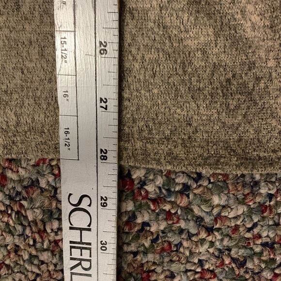 Caution To The Wind Anthropologie Tan/Taupe Heathered Open Front Cardigan Size S - Picture 8 of 8